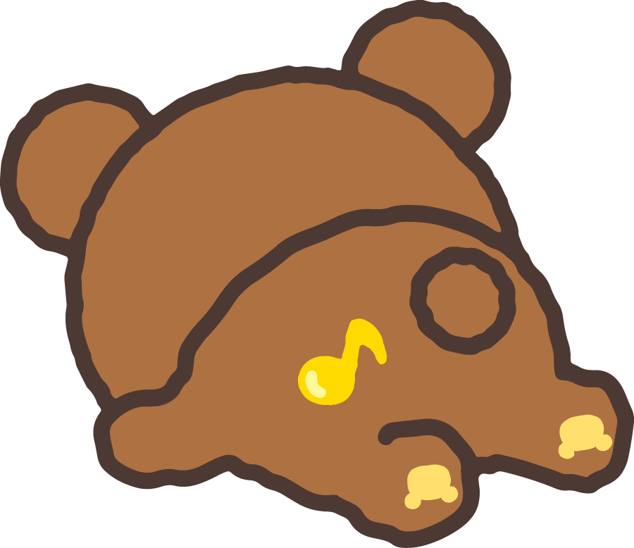 ④のおしりの模様