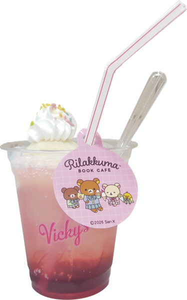 カラフルフロートドリンク ストロベリー