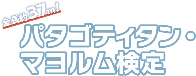 全長約37m！ パタゴティタン・マヨルム検定